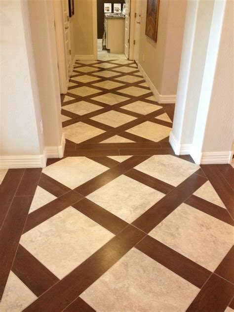 I Love This Combination Of Marbletile And Wood Lattice Flooring Wood
