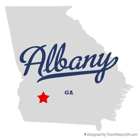 Map Of Albany Ga Georgia