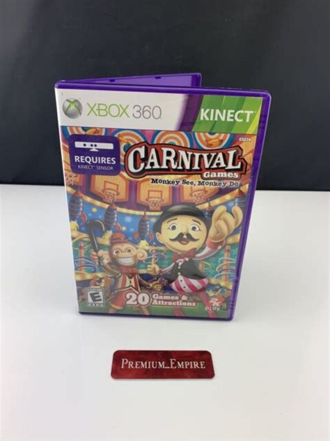 Carnival Games Monkey See Monkey Do Microsoft Xbox 360 2011 For