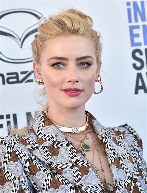 Photo Amber Heard Red Carpet Des 35e Annual Film Independent