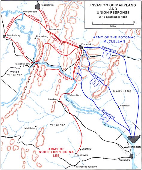 American Civil War Campaign Area And Battle Maps