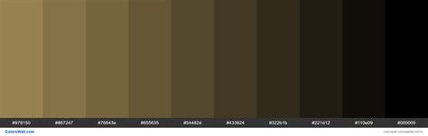 Shades Xkcd Color Dark Sand A88f59 Hex Colors Palette Colorswall