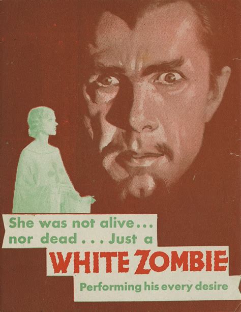 The Cathode Ray Mission Hump Day Posters White Zombie 1932