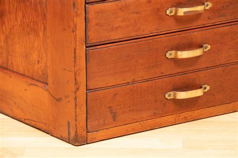 Sadie oak small coffee table. Antique Oak Plans Map Chest Coffee Table with Zinc Top ...