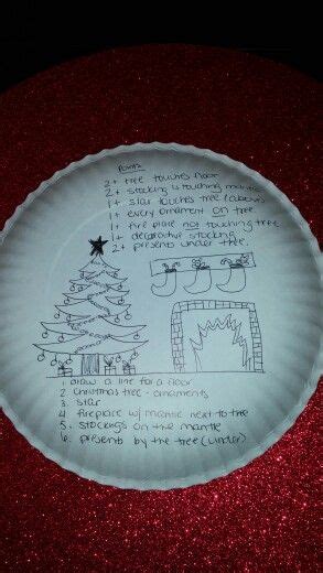 Christmas Paper Plate Drawing Game Plate Goes On Your Head While You