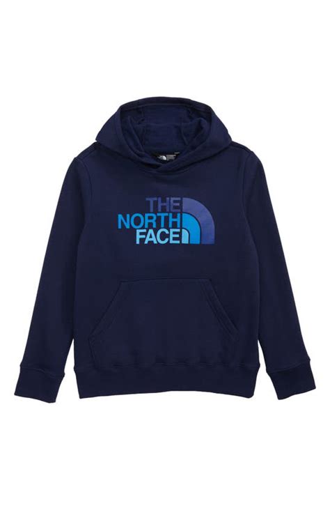 The North Face Kids Camp Fleece Pullover Hoodie In Navy Hero Blue