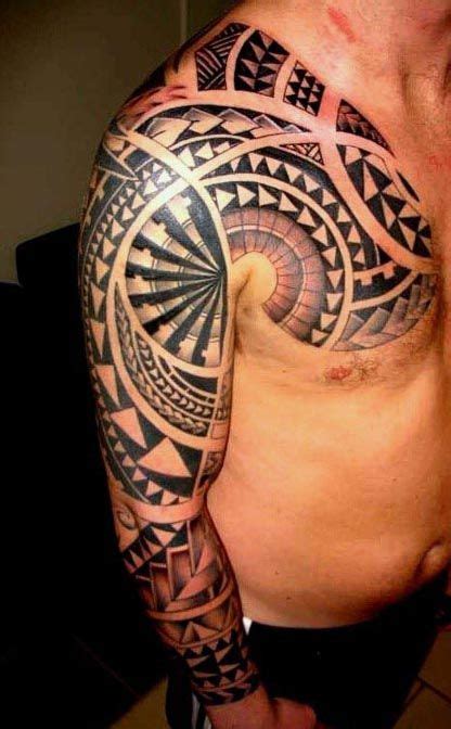 Polynesian Tribal Tattoos For Men Tatto Braço