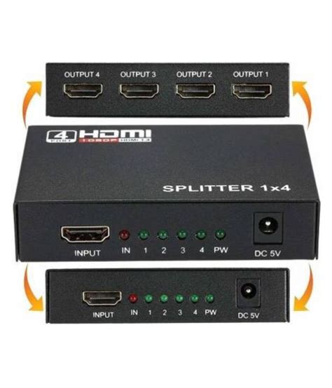 Buy Swaggers 4 Port HDMI Switcher HDMI Splitter No Online at Best Price in India - Snapdeal
