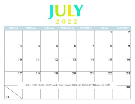 Your Free Printable 2022 Calendar In Pdf Is Here Home Printables