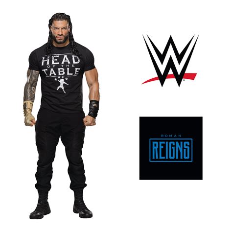 Roman Reigns 2021 Officially Licensed Wwe Removable Wall Adhesive De