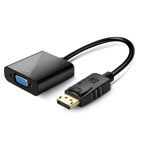 Displayport To Vga Adapter Converter Dp Male To Vga Female Connector