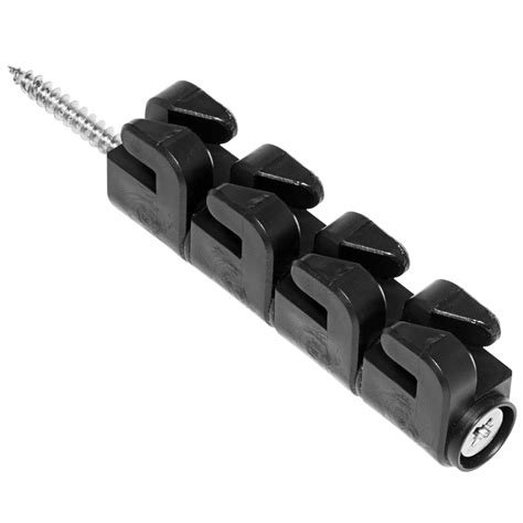 Electric fence and smooth wire is diverse enough for countless uses around any property. 4 Wire Electric Fence Insulator Plus/Minus 4250590419690 ...