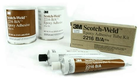 3m Scotch Weld Epoxy Adhesive 2216 Ba Gray Tube Kit Dragonplate