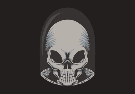 Alien Skull Illustration 682664 Vector Art At Vecteezy