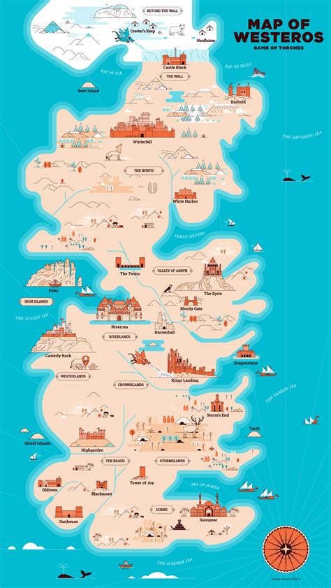 Game Of Thrones Map