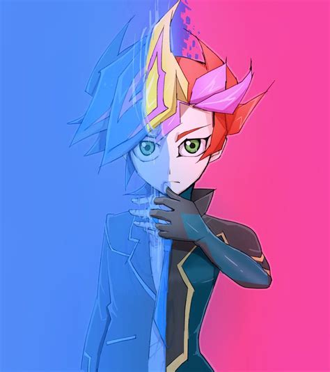 Yusaku Fujiki And Playmaker Yugioh Vrains Yugioh Anime Sexy Anime