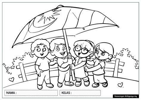 Pertandingan keceriaan bulan kebangsaan 2019 anjuran jabatan penerangan malaysia kini kembali! Gambar Pertandingan Mewarna Sempena Sambutan Bulan ...