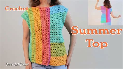 Easy Crochet Summer Top Youtube
