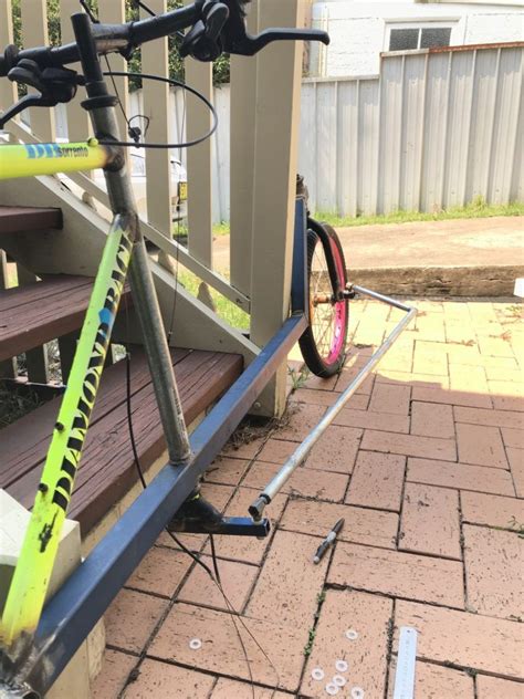 How to build a deck for your stock tank pool by maker gray in backyard. DIY cargo bike: Part 1 | Remolque para bicicleta, Bicicletas, Carritos de pedales