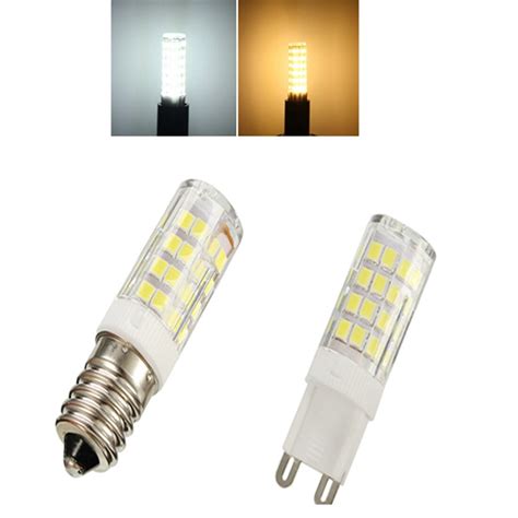 Led Light Halogen Bulb E14 5w 51led Ceramics Corn Light Replace Lamp