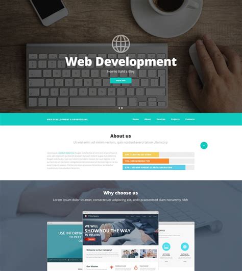 Web Design And Advertising Website Template 52537