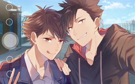 Anime Anime Boys Kur Tetsur T Ru Oikawa Haikyuu Taking Selfie Looking