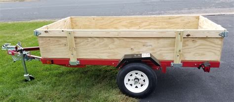 This is the hd model with 1200 lb. Harbor Freight Folding Trailer Box with Removable Sides - Third Stall Woodworking