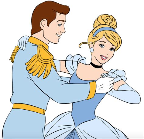 Cinderella Dancing With Prince Charming Cinderella And Prince