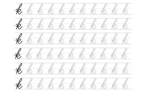 25 calligraphy fonts ttf otf design trends premium. Cursive Letter K traceable worksheet - JessicaLynette.com