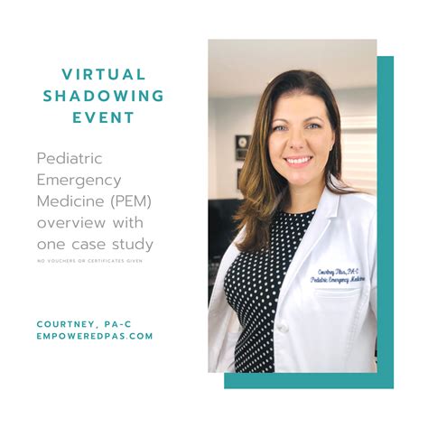 Pediatric Emergency Medicine Pa Virtual Shadowing Event