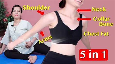 Arms Chest Collarbone Shoulder Neck 5in1 Workout For Fatloss