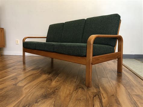 5 out of 5 stars. SOLD - Danish Modern Teak Frame Sofa - Modern to Vintage