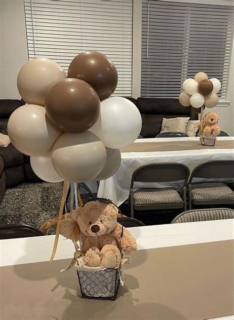 We Can Bearly Wait In 2022 Boy Baby Shower Centerpieces Bear Baby