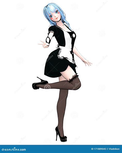 Japanese 3d Anime Girl Stock Illustration Illustration Of Girl 171889045