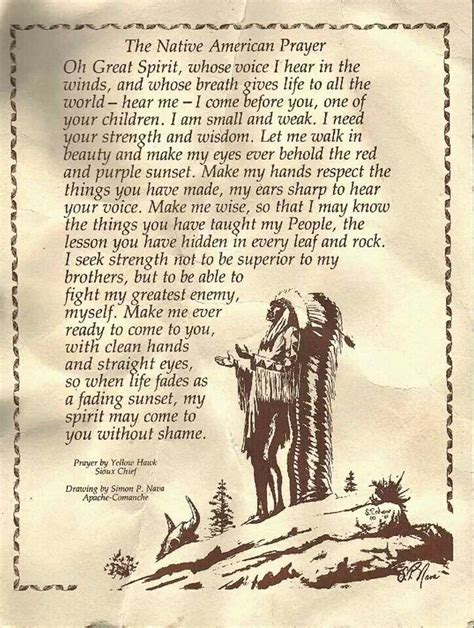 Native American Lords Prayer Spirit Pinterest
