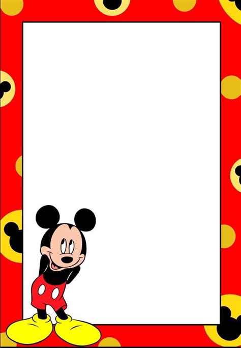 Free Mickey Mouse Clip Art Borders 10 Free Cliparts Download Images