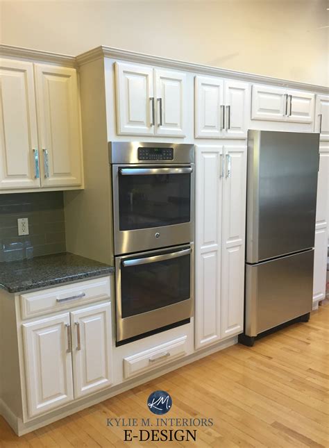 What kind of flooring goes with white kitchen cabinets? Painted white oak cabinets. Sherwin Williams White Duck ...