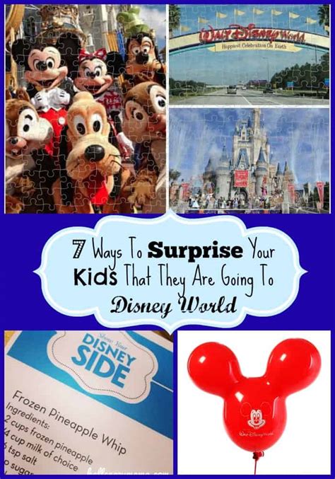 Way To Surprise Your Kids With A Trip To Disney World