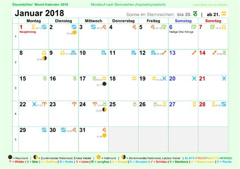 Der mond betrifft alle lebenden organismen. Garten- und Mondkalender 2018 zum kostenlosen Download ...