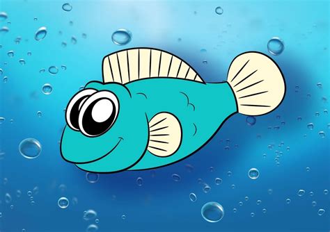 10 Dibujos De Peces Animados