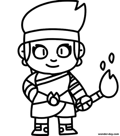 Brawl stars ist ein mobiles videospiel, das vom finnischen studio supercell entwickelt und veröffentlicht wurde. Coloriages Ambre Brawl Stars à imprimer | WONDER DAY
