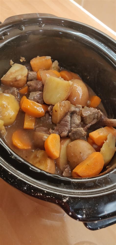 Homemade Chunky Beef And Potato Stew Rfood