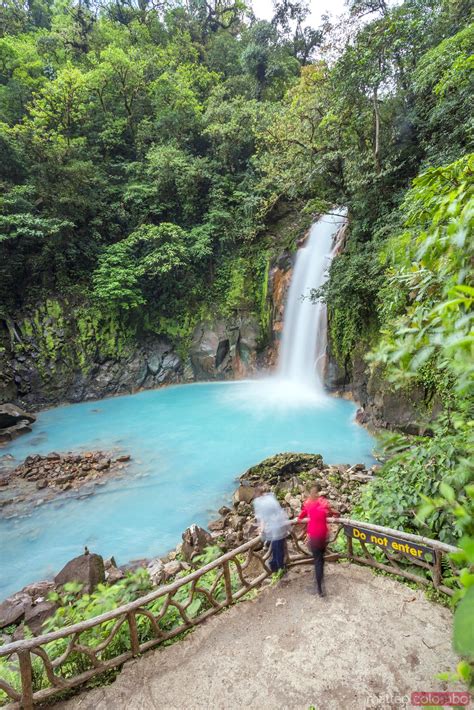 Rio Celeste Waterfall Tenorio Volcano National Park Costa Rica