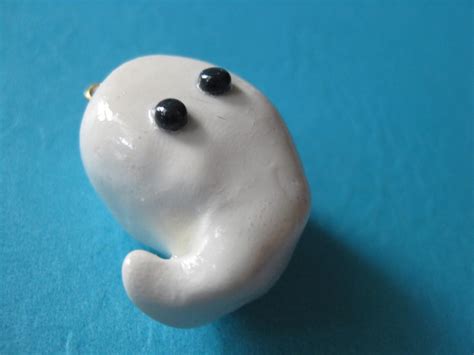Polymer Clay Cute Ghost By Bonusbaconbits On Deviantart