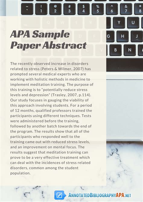 ¨ a set of rules intended to encourage and maintain clear, concise writing. Errors in APA Sample Paper Abstract