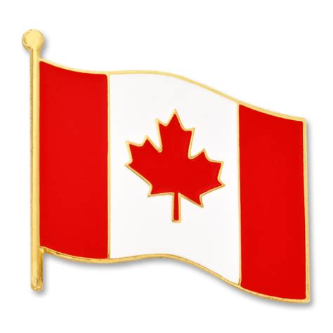 Canada Canadian World Flag Enamel Lapel Pin 34