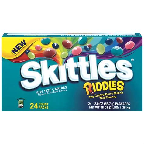 Skittles Riddles 24 Pk Of 2 Oz Sams Club