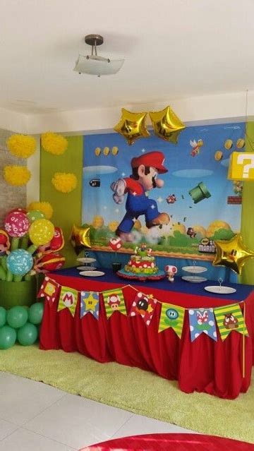 Accesorios De Decoracion De Mario Bros Para Cumpleaños Decoracion De