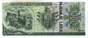 Lizenzfreies stock bild 100 € banknote online kaufen ✓ bildrechte zur kommerziellen & redaktionellen nutzung inkl. Banknote: 1,000 Leke (Albania) (1993-1996 Issue) Wor:P-58a