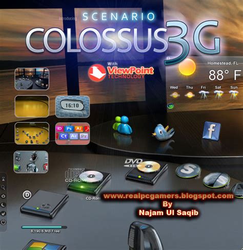 Desktop X With 3d Themes Software Free Download 84 Mb ~ Real Pc Gamers